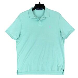 Polo Ralph Lauren Mens L Polo Shirt Classic Cotton Casual Everyday Essential‎